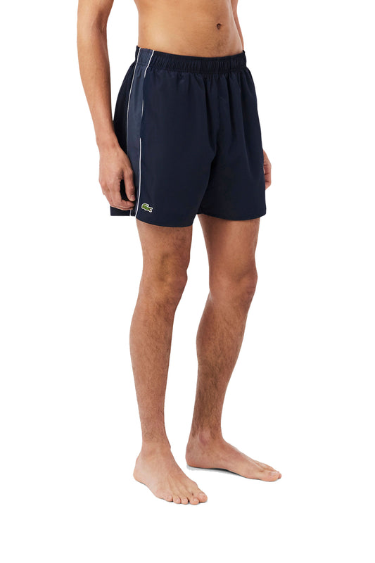 LACOSTE SWIM SHORTS BLACKBIRD/GRAPE