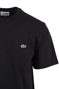 LACOSTE TEE BLACK Lacoste Michael Stewart Menswear  T-Shirts