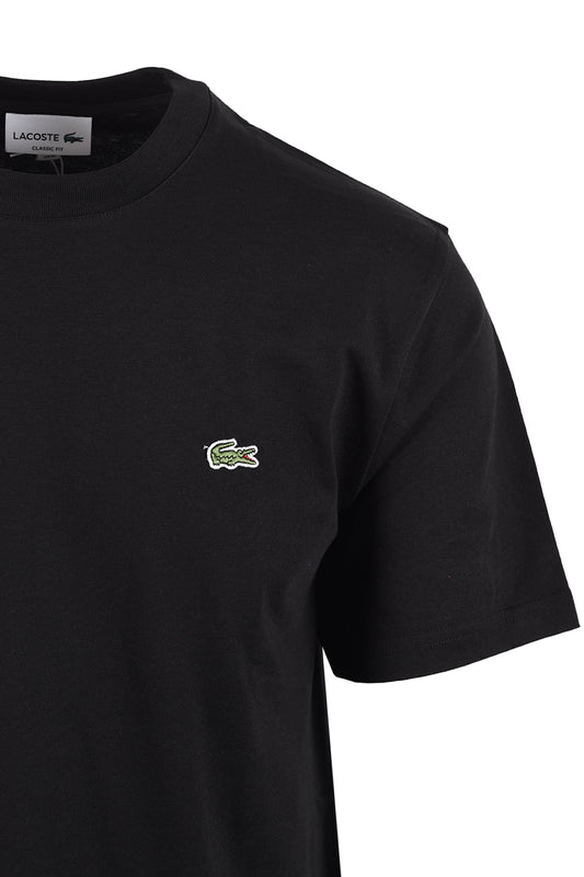 LACOSTE TEE BLACK Lacoste Michael Stewart Menswear  T-Shirts