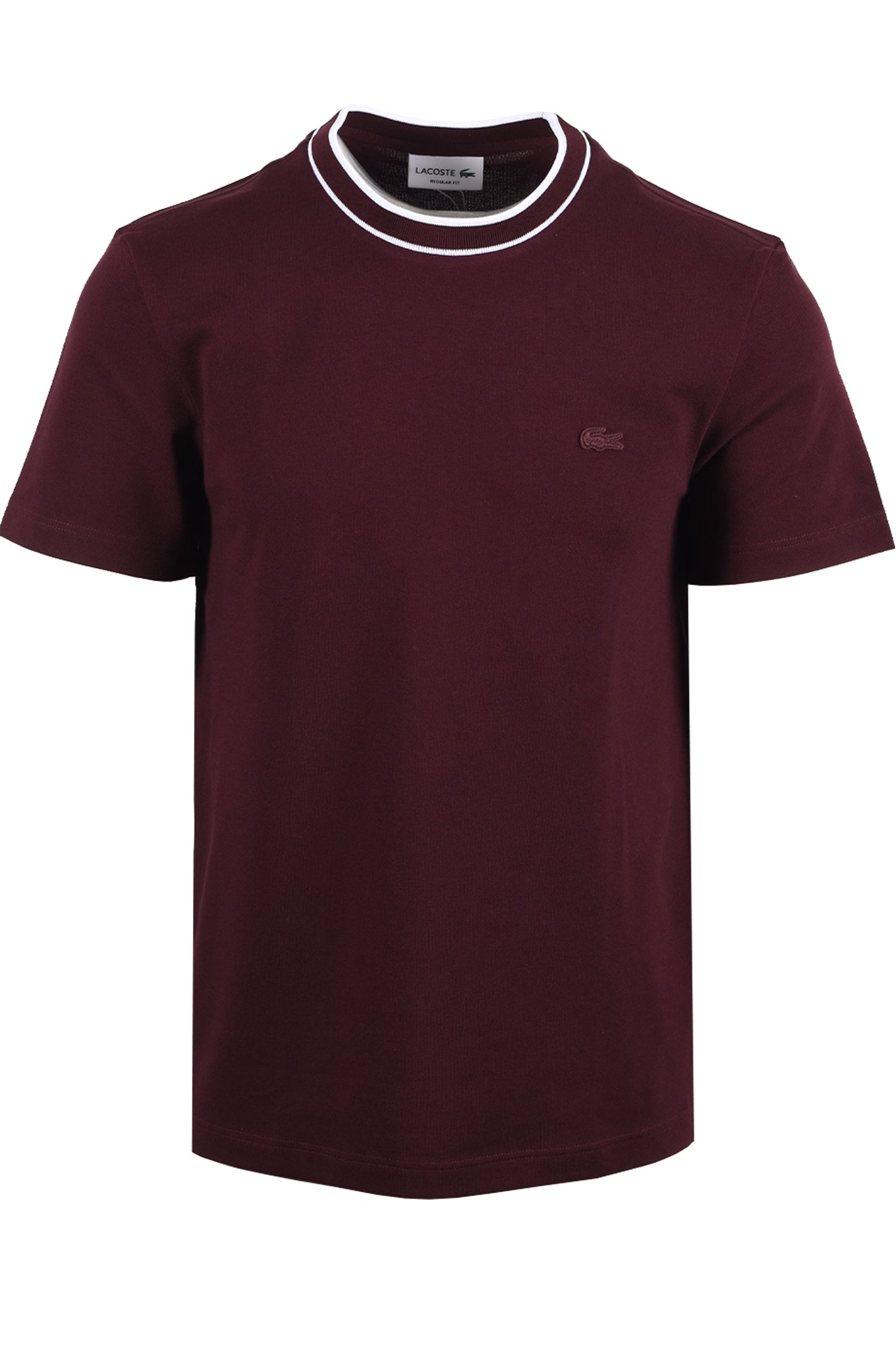 LACOSTE TEE SHIRT BURGUNDY Lacoste Michael Stewart Menswear  T-Shirts
