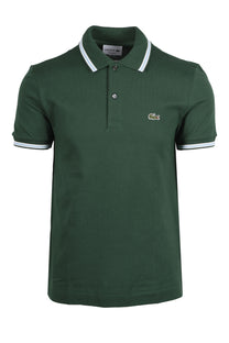 Lacoste Tipped Collar Polo Green Lacoste