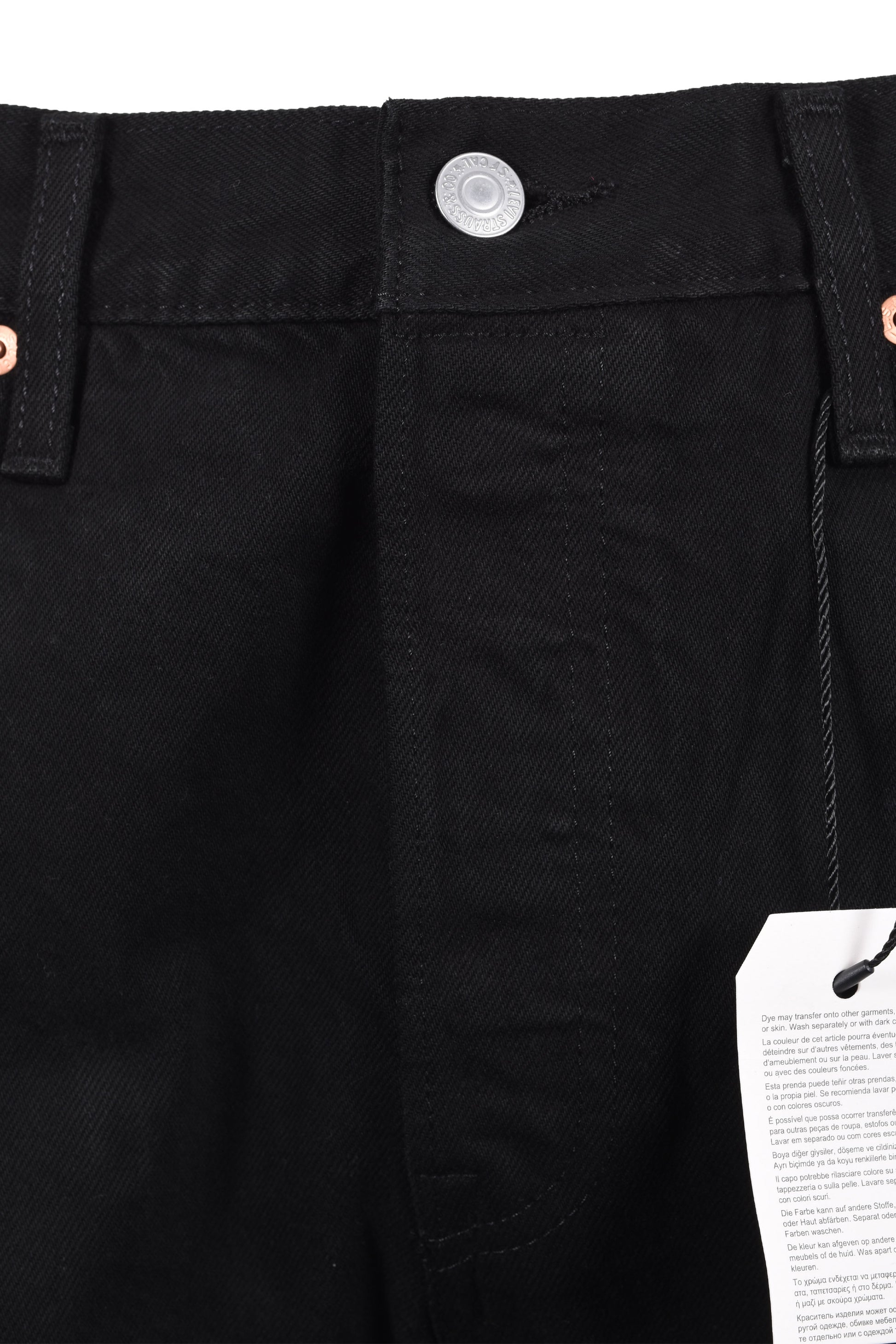 LEVIS 501 ORIGINAL JEANS BLACK Levis Michael Stewart Menswear  Jeans