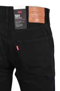LEVIS 501 ORIGINAL JEANS BLACK Levis Michael Stewart Menswear  Jeans