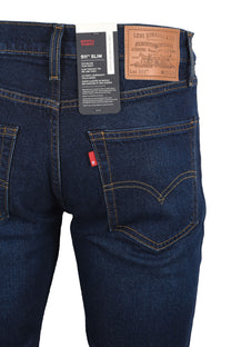 LEVIS 511 SLIM JEANS 'FREE AS A BIRD' DARK DENIM Levis Michael Stewart Menswear  Jeans