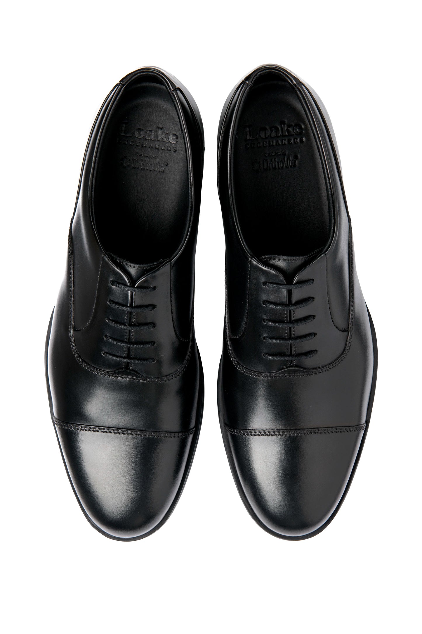 LOAKE ARMSTRONG OXFORD SHOE BLACK Loake Michael Stewart Menswear  Formal Shoes