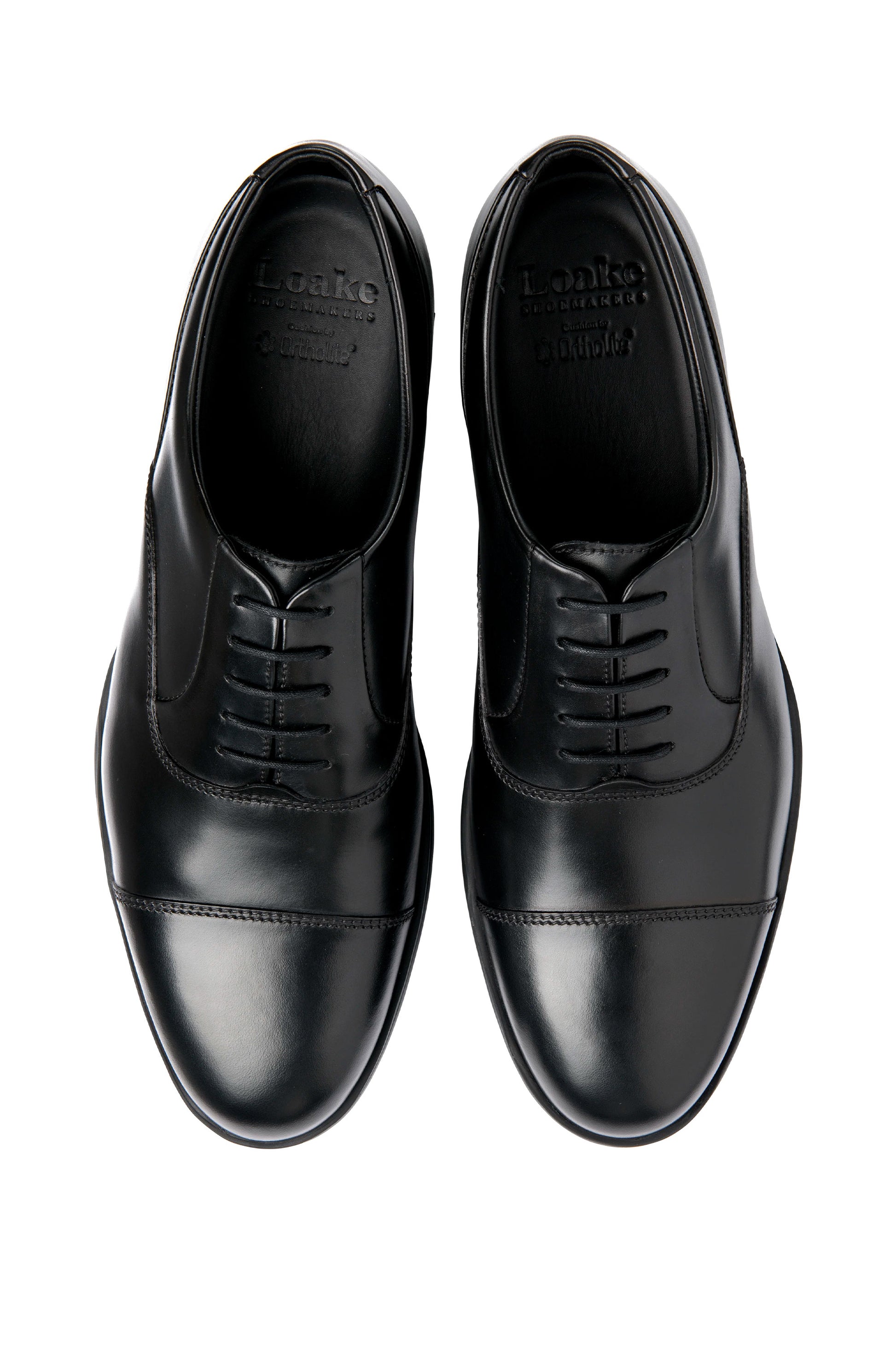 LOAKE ARMSTRONG OXFORD SHOE BLACK Loake Michael Stewart Menswear  Formal Shoes