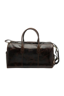 LOAKE DEVON OVERNIGHT BAG DARK BROWN