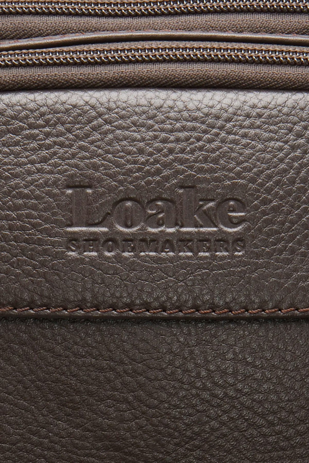 LOAKE FLIGHT RUCKSACK DARK BROWN GRAIN