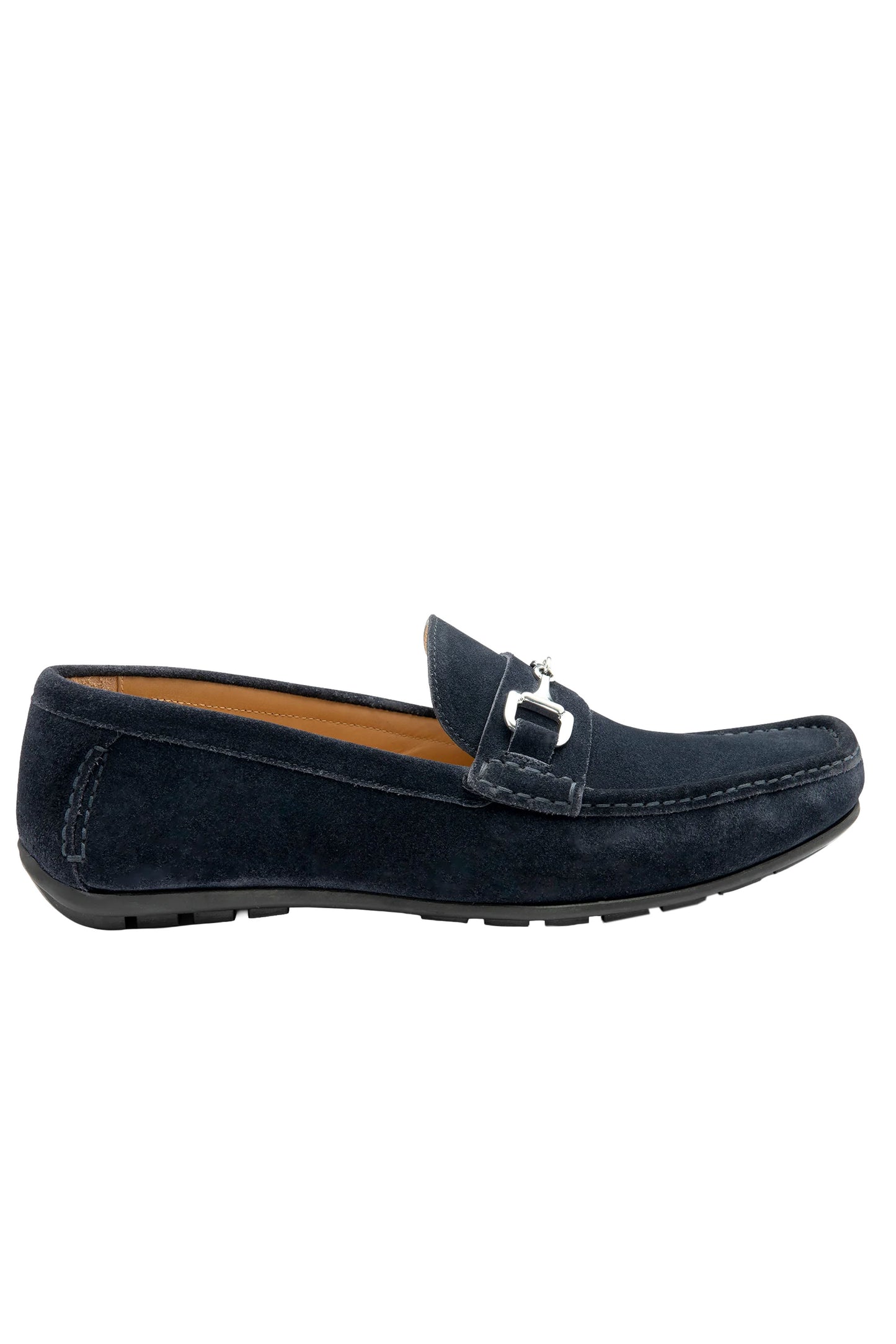 LOAKE HAWTHORN DRIVER SHOE NAVY SUEDE