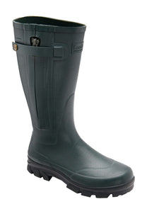 LOAKE RUBBER LINED WELLINGTON | GREEN