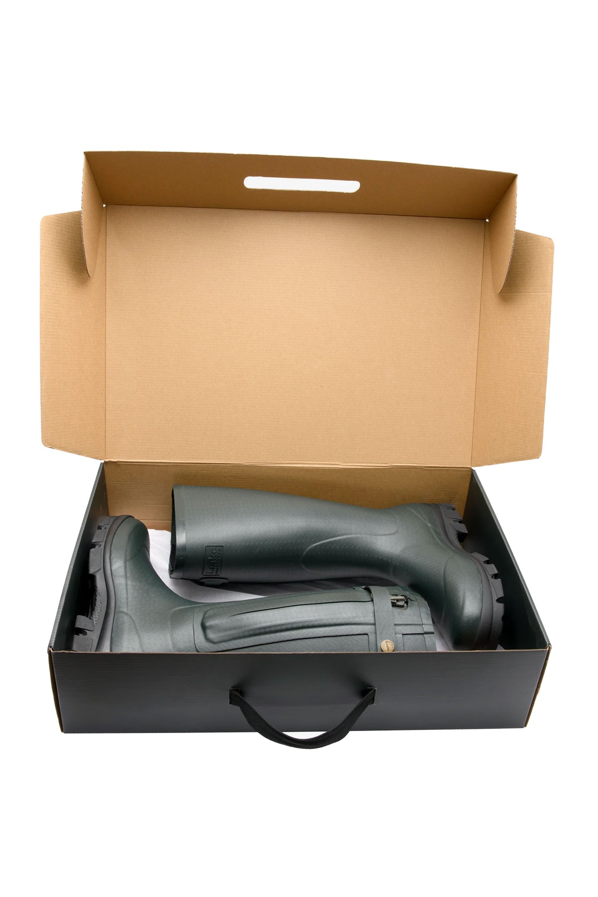 LOAKE RUBBER LINED WELLINGTON | GREEN