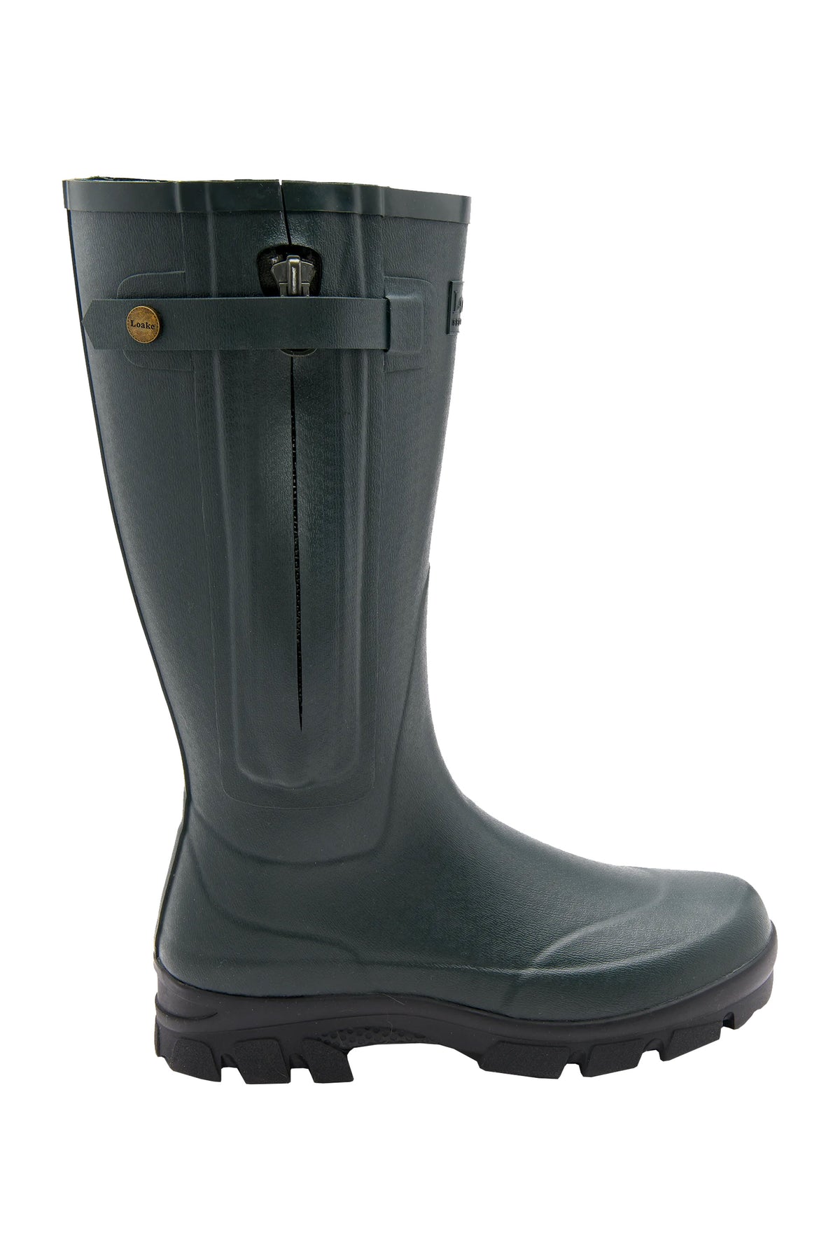 LOAKE RUBBER LINED WELLINGTON | GREEN