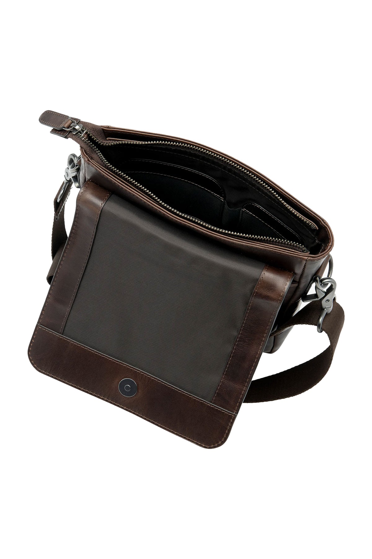 LOAKE STRATFORD MAN BAG BROWN VEG TANNED