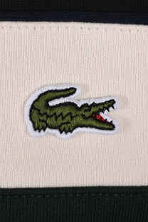 Lacoste Colour Block Sweatshirt Black/Cream/Green Lacoste