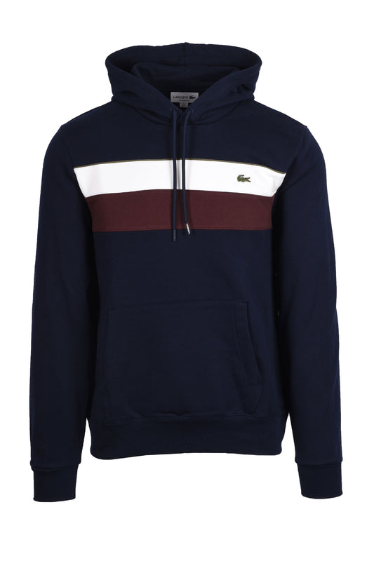 Lacoste Colour-Block Sweatshirt Navy/Cream/Brown