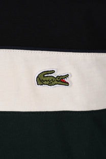 Lacoste Colour Block T-Shirt Black/Cream/Green Lacoste