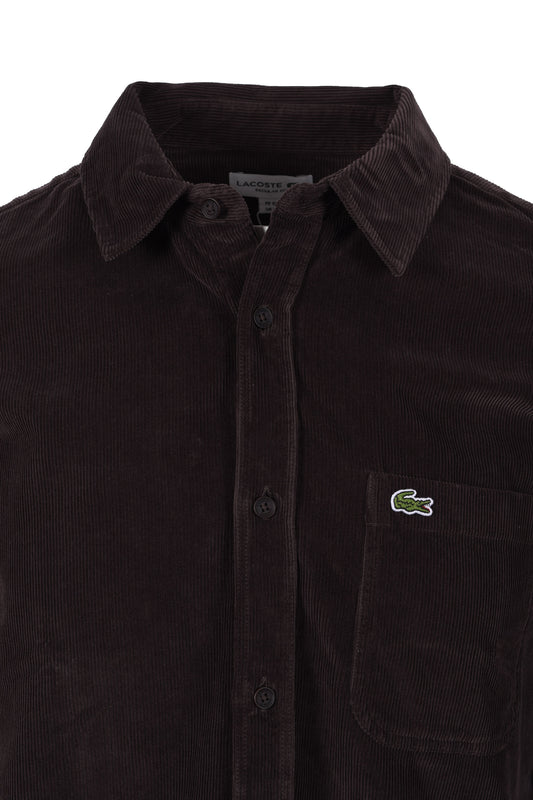 Lacoste Cord Shirt Brown
