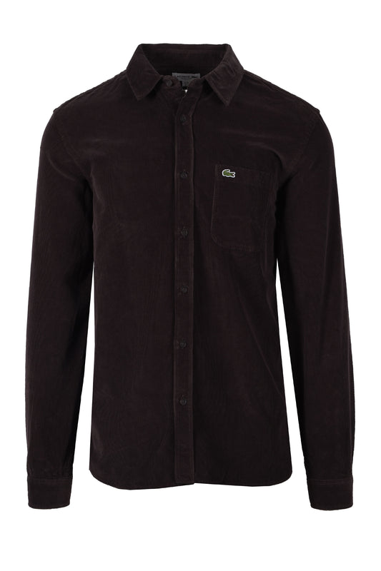 Lacoste Cord Shirt Brown