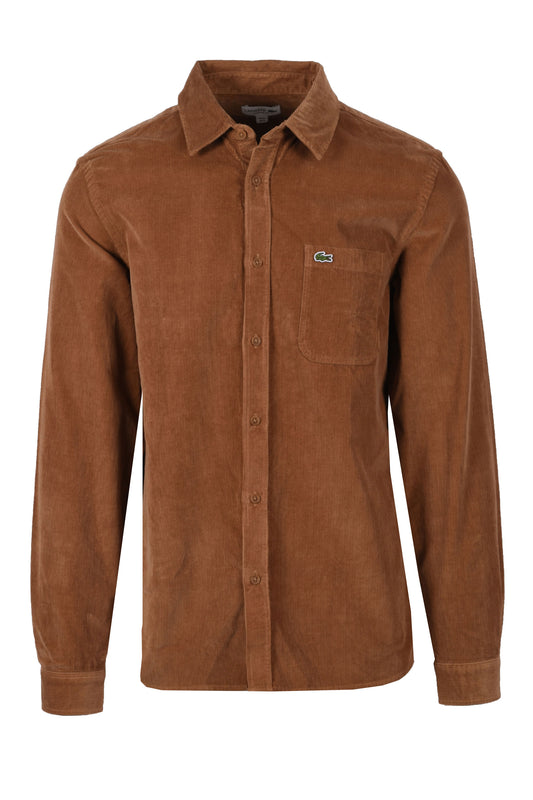 Lacoste Cord Shirt Tan