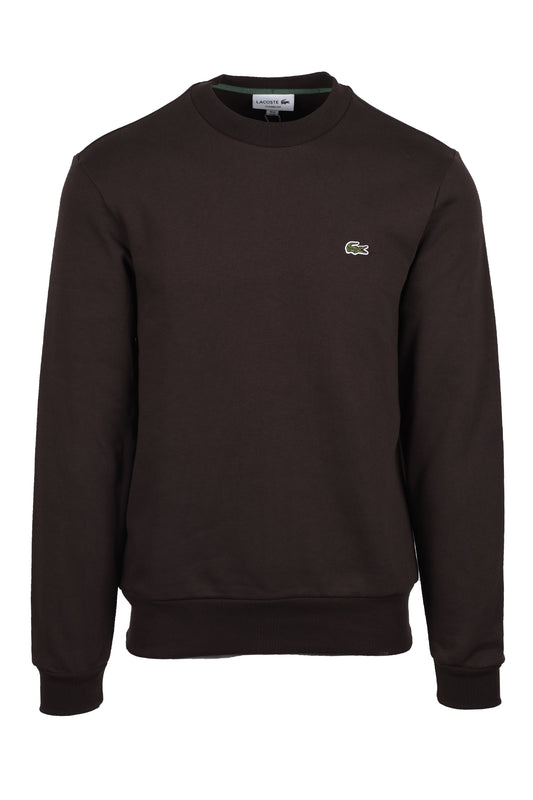 Lacoste Crew Neck Sweatshirt Brown