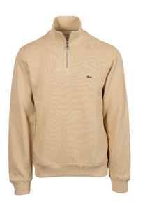 Lacoste HALF ZIP SWEATSHIRT BEIGE Lacoste