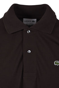 Lacoste L.12.12 Pique Cotton Polo Shirt Brown Lacoste