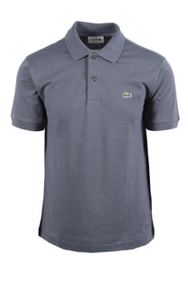 Lacoste L.12.12 Pique Cotton Polo Shirt GREY Lacoste Michael Stewart Menswear  Polo Shirts