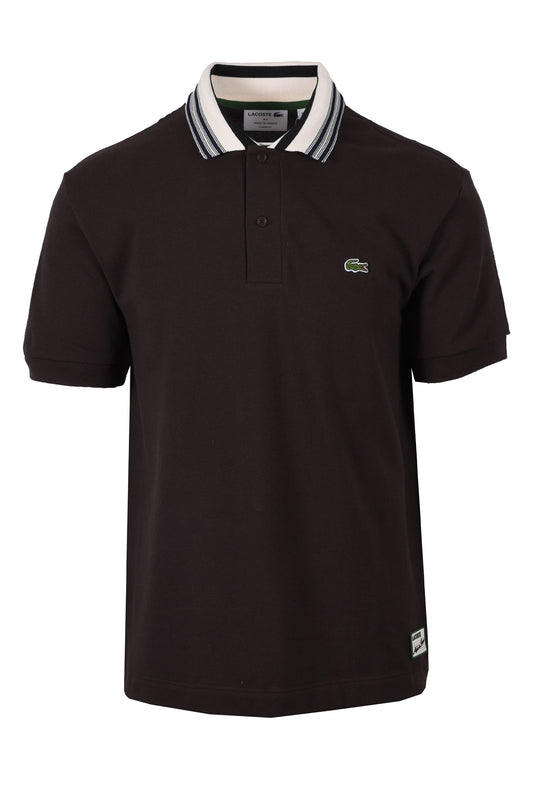 Lacoste Made in France Classic Fit Polo Brown