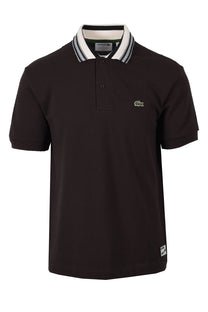 Lacoste Made in France Classic Fit Polo Brown Lacoste