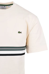 Lacoste Made in France Classic Fit T-Shirt Cream Lacoste
