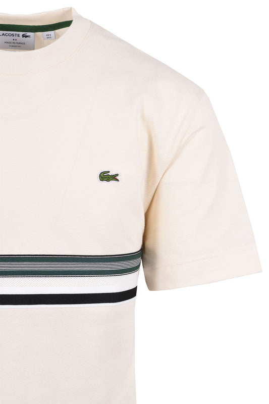 Lacoste Made in France Classic Fit T-Shirt Cream