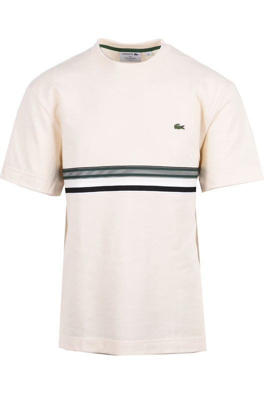 Lacoste Made in France Classic Fit T-Shirt Cream