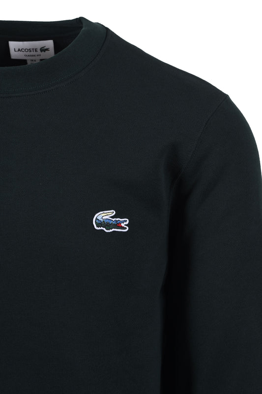 Lacoste Painted Croc Sweatshirt Dark Green