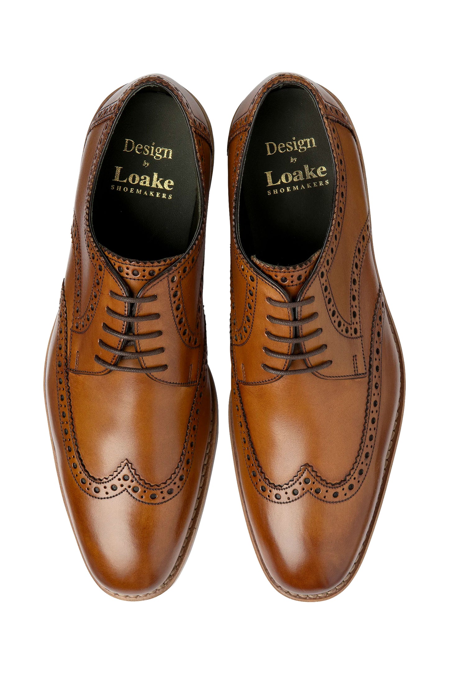 Loake RANKIN DERBY CALF BROGUE TAN