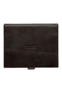 Loake Small Leather Luxury Valet Box Brown Loake