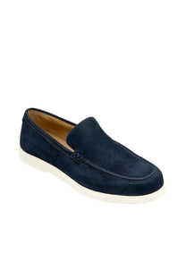 LOAKE TUSCANY SUEDE CASUAL SHOE NAVY SUEDE Loake