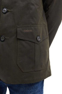 Barbour Lutz Wax Jacket Olive Barbour