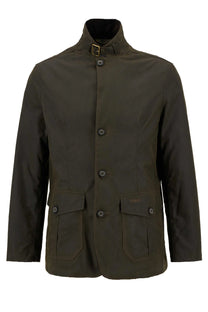 Barbour Lutz Wax Jacket Olive Barbour