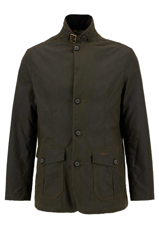 Barbour Lutz Wax Jacket Olive Barbour
