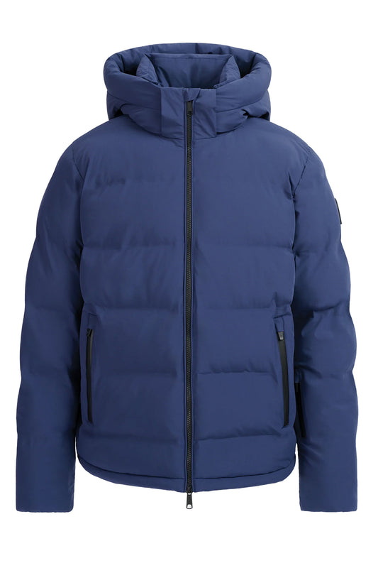 Sandbanks SANDBANKS WATERPROOF BANKS PUFFER JACKET NAVY