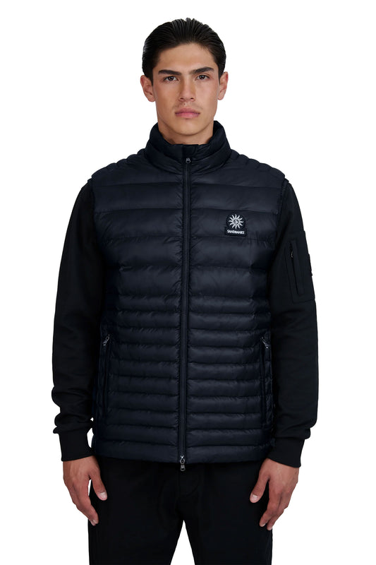 Sandbanks SANDBANKS RIPSTOP MICRO PUFFER GILET NAVY