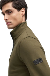 BARBOUR INTERNATIONAL RUFFORTH HALF ZIP LIGHT SAGE Barbour International