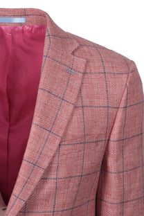 MAZZELLI JACKET PINK/BLUE CHECK Mazzelli