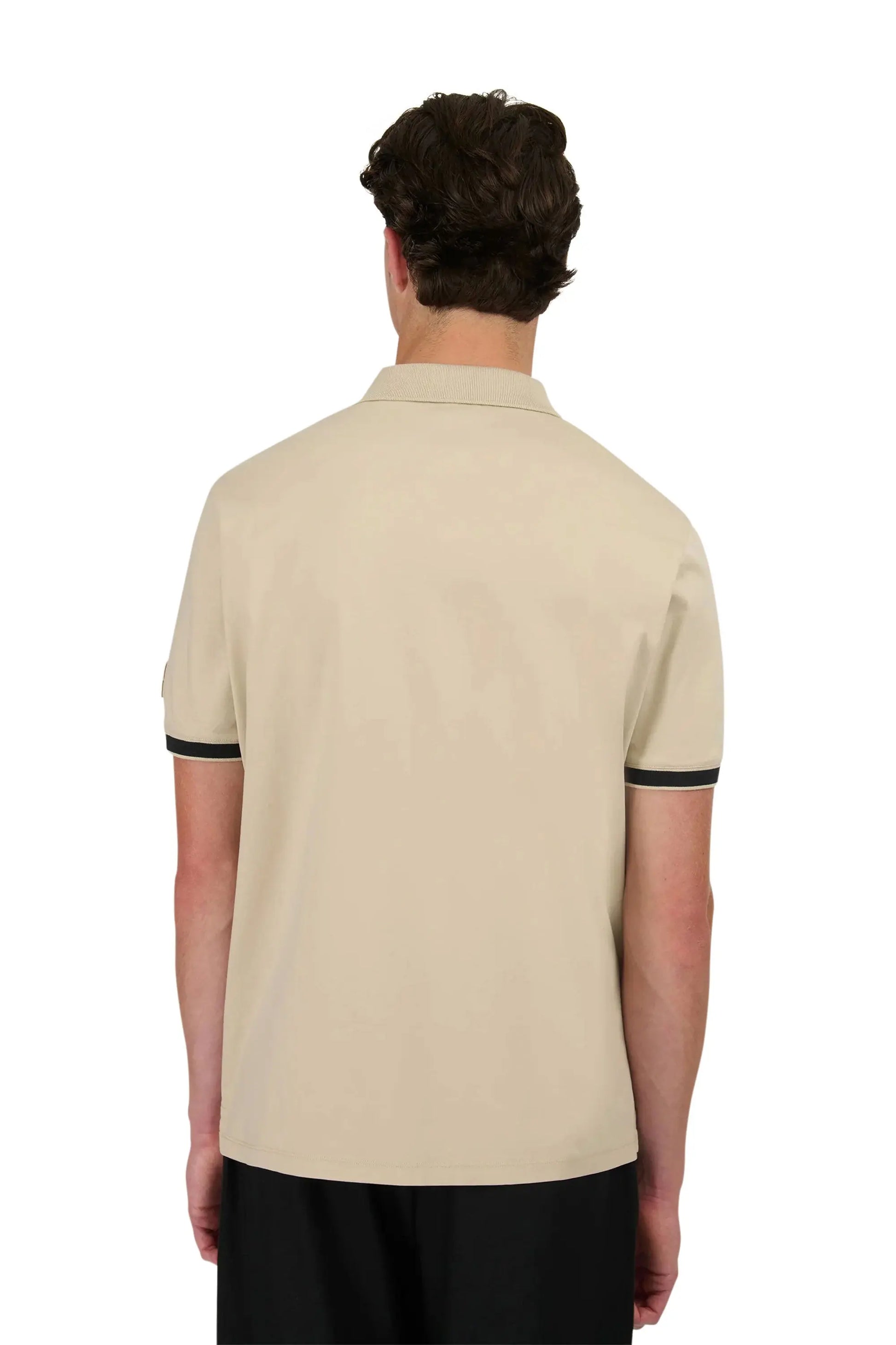 SANDBANKS SILICONE ZIP POLO STONE Sandbanks