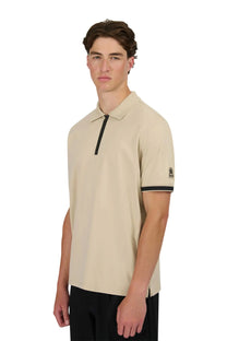 SANDBANKS SILICONE ZIP POLO STONE Sandbanks