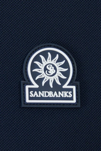 SANDBANKS GRADIENT RIB POLO NAVY Sandbanks
