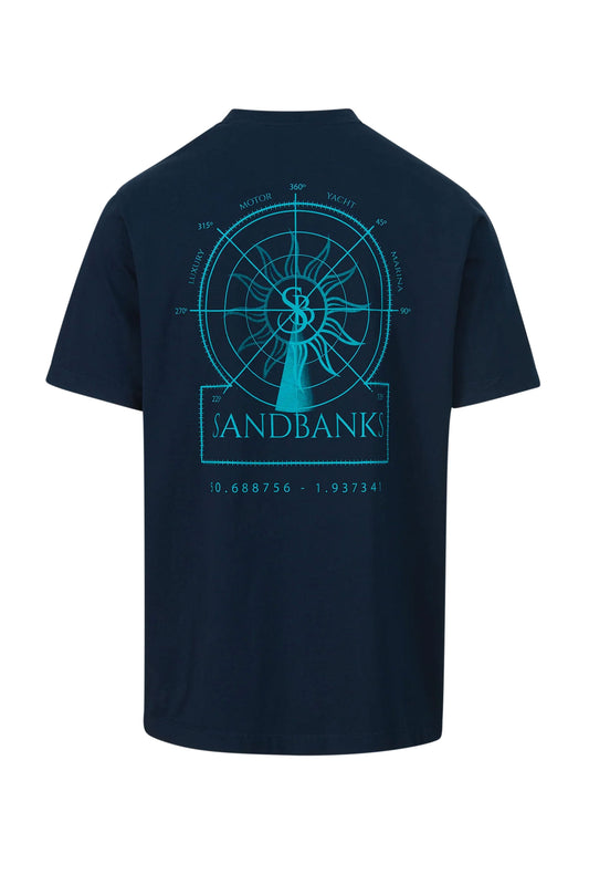 SANDBANKS SONAR T-SHIRT NAVY