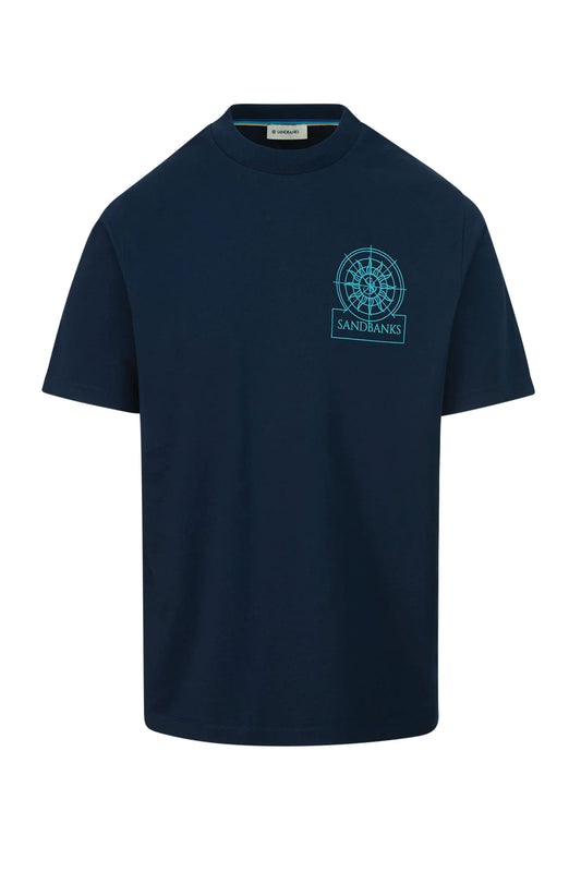 SANDBANKS SONAR T-SHIRT NAVY