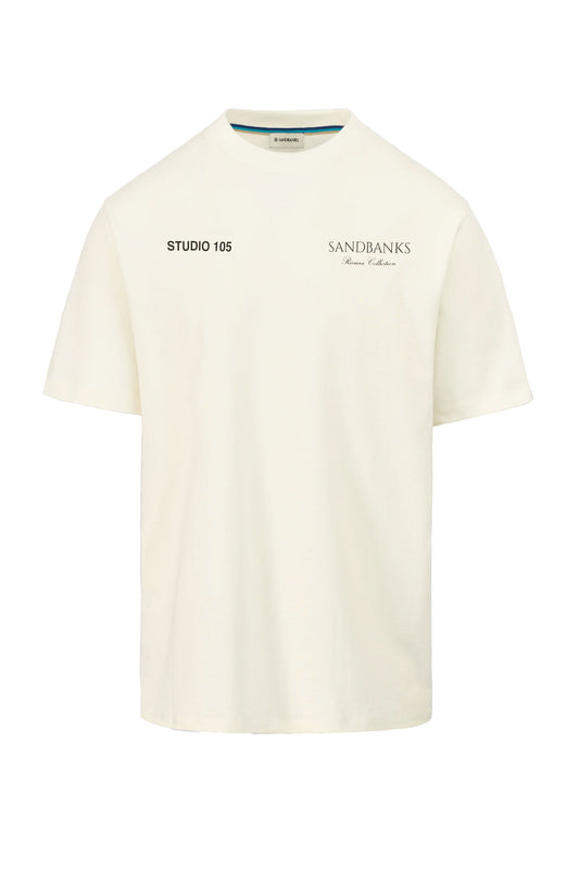 SANDBANKS RIVERIA T-SHIRT NATURAL