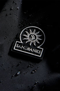 SANDBANKS STORM SHELL WATERPROOF JACKET BLACK Sandbanks